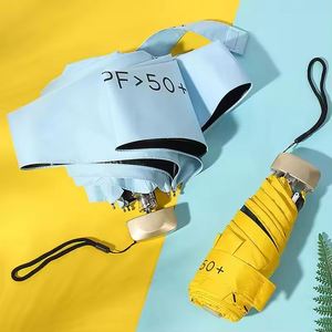 Paraguas de Bolsillo Ultraligero, Mini, Portátil, Protección UV para Mujer, Plegable, Anti-UV, para Lluvia - Product Image 4