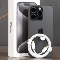 iPhone 15 Pro 5G 128 Go d'occasion reconditionné, débloqué, grade A+, version US, 8 Go de RAM, sans rayures, excellente santé de la batterie, prix abordable