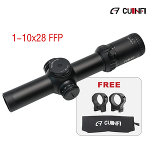 Cannocchiale da Caccia OEM 1-10x28 FFP con Vetro ED, Tubo da 34MM, <span class=keywords><strong>IR</strong></span> Zero Stop, per Visione Ampia e Acquisizione Rapida del Bersaglio - Product Image 6