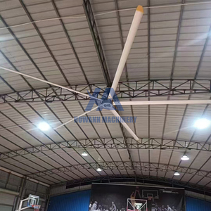 Ventilateur de plafond HVLS OEM à prix d'usine avec pales en aluminium-magnésium, haute efficacité, garantie 2 ans, grand ventilateur de plafond H - Product Image 3