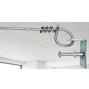 Fil de suspension pré-attaché <span class=keywords><strong>pour</strong></span> plafond suspendu de 2'/4'/6'/8'/10'/12'/20' avec broche de 1-1/4'' et clips - Product Image 3