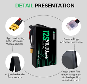 अल्ट्रा-हाई डेंसिटी 323wh/kg 83,000mah 91,000mah 6s/12s सेमी-ठोस लिथियम-आयन बैटरी - Product Image 4