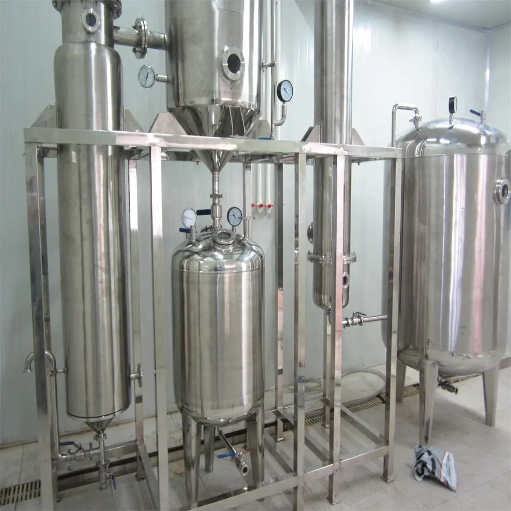 JOSTON Lab tanggal sirup pengolahan minyak esensial distilasi jatuh Film Evaporator harga