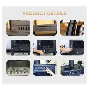 Fabrication professionnelle <span class=keywords><strong>Prix</strong></span> promotionnel <span class=keywords><strong>Cheminée</strong></span> antique murale moderne en fonte Intérieur suspendu au <span class=keywords><strong>bois</strong></span> pour villas - Product Image 5