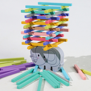 Jouets éducatifs en bois <span class=keywords><strong>Montessori</strong></span> Nouveau puzzle d'apprentissage précoce Bâtons de comptage de numéros de bébé Ensemble d'aides pédagogiques en mathématiques Fourniture - Product Image 2