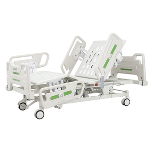 Tempat Tidur Rumah Sakit Elektrik Modern Lima Fungsi Bahan Stainless Steel yang Dapat Disesuaikan - Mode <span class=keywords><strong>CPR</strong></span> Peralatan Perawatan Sistem Rem Sentral - Product Image 3