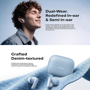 หูฟังไร้สาย Infinix XBuds H5 Pro TWS พร้อมระบบตัดเสียงรบกวน ANC 6.0 ระดับ 30dB แบบ In-Ear กันน้ำ IP54 ไมโครโฟน 4 ตัว AI ENC เล่นได้นาน 35 ชั่วโมง - Product Image 5