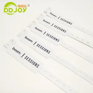 Wholesale Custom Events Festival Adult Size Plastic Bracelet Cheap PVC Wristband