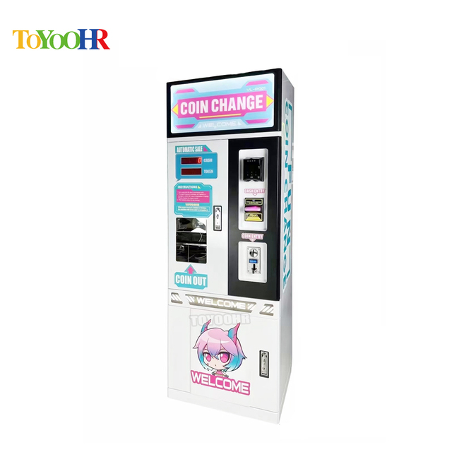 Currency ATM Coin Pusher Vending Machine for Bill Coin Change Credit Card Dispenser Currency Exchange Scan QR Code Payment
