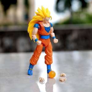 Figuras de Acción Articuladas de Dragon Ball Z Super Saiyan <span class=keywords><strong>Goku</strong></span> de PVC Juguetes de Vegeta <span class=keywords><strong>Gotenks</strong></span> Set de Regalo de Navidad para Niños - Product Image 6