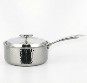 หม้อสแตนเลสซูนค์สามชั้น พร้อมด้ามจับเดี่ยว สำหรับทำอาหาร เช่น ต้มนม - Product Image 2