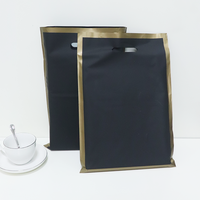 Sacs de courses en plastique HDPE avec poignée découpée sur mesure, logo personnalisé, fermeture à valve, motifs multicolores, vente en gros d'usine