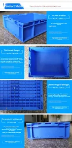 Hậu cần và giao thông vận tải chống lão hóa nhựa container lưu trữ hộp hậu cần thùng nhựa cho ngành công nghiệp điện tử - Product Image 6