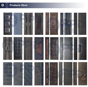 Tôle galvanisée de haute qualité et à bas <span class=keywords><strong>prix</strong></span> et peau de porte en acier à panneau pressé ignifuge - Product Image 6