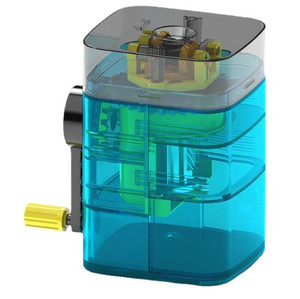 Sacapuntas transparente automático Aprender papelería Sacapuntas mecánico Corte de lápiz para estudiantes - Product Image 1