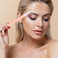 Rasoir et Tondeuse à Sourcils Double Face Minimaliste 2-en-1 Portable pour Supermarchés et Marques de Beauté (Vente en Gros)