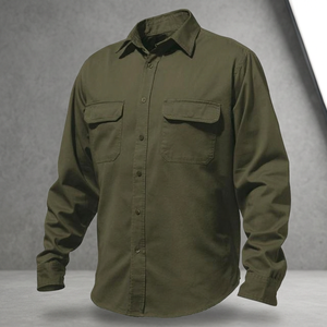 100% Cotton Twill Anti-Wrinkle Breathable Plus Size <b>Work</b> <b>Shirt</b> <b>for</b> Adult <b>Men</b> - Product Image 2