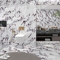 Carrelage aspect marbre émaillé 600x1200mm Porcelaine de luxe Carrelage aspect marbre Salon Salle de bain Carrelage mural Dalle