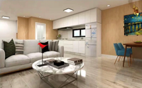 Maison conteneur plat de 20 pieds bien vendue Nouveau type de maison mobile avec verre détachable en acier et panneau sandwich