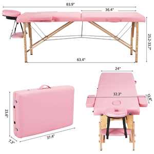 Sukar New Design Camillas Para Masajes 10 Extra Wide 30 Pink Lash Bed Mesa De Massagem Para Venda - Product Image 6