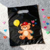 Sacs de courses personnalisés en HDPE/PE, durables, réutilisables, découpés sur mesure, longueur main, avec logo imprimé en héliogravure/sérigraphie mm