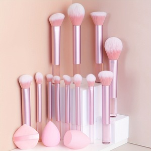 Ensemble <span class=keywords><strong>de</strong></span> pinceaux <span class=keywords><strong>de</strong></span> maquillage professionnels en nylon doux pour le blush, le <span class=keywords><strong>fond</strong></span> <span class=keywords><strong>de</strong></span> <span class=keywords><strong>teint</strong></span>, les ombres à paupières, outils <span class=keywords><strong>de</strong></span> beauté pour femmes, pinceaux <span class=keywords><strong>de</strong></span> maquillage multifonctionnels - Product Image 2