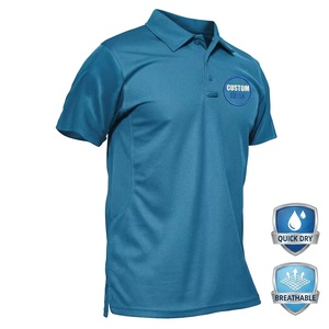 Polos de Golf de Manga Corta con Logotipo Personalizado, Transpirables, para Compradores al por Mayor - Product Image 1