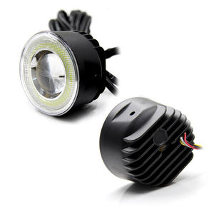 Fari Fendinebbia LED COB YCL con Lenti da 2,5 Pollici 70mm con Occhi di <span class=keywords><strong>Angelo</strong></span> 12V-24V Bianco e Blu Impermeabile IP67 per Auto Universali - Product Image 3