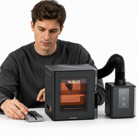 Machine de gravure et de découpe de bureau haut de gamme WAINLUX K8Plus, petite machine laser à diode pour métal, bois, CNC, refroidie par air, acrylique, axe rotatif AI