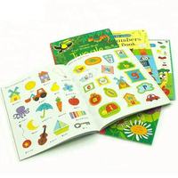 Libro de Pegatinas de Papel de Alta Calidad para Niños, Libro de Pegatinas de Dibujos Animados Kawaii Vintage para la Educación Temprana de los Niños