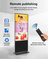 Kiosco Vertical con Pantalla Táctil para TV, Reproductor de Publicidad Interior, Pantalla LED HD LCD, Señalización Digital, Disponible en Almacén de EE. UU.