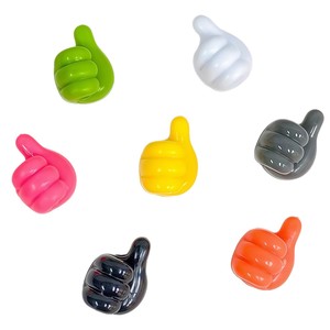 Organizador de cables con gancho para el pulgar, adhesivo fuerte, soporte para cables de datos antideslizante montado en la pared, color aleatorio - Product Image 5