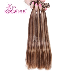 Vente en gros de cheveux Remy chinois 100% naturels, U-TIP, cuticules alignées, vierges, double épaisseur, doux, sans perte, couleurs mélangées, cheveux raides naturels. - Product Image 2