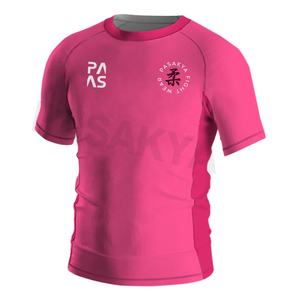 最新快適なMMAラッシュガード半袖ラッシュガード男性用女性キッズ - Product Image 5