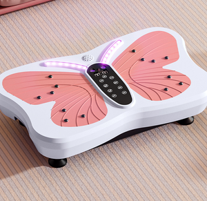 Neue Schmetterlings form Heimgebrauch Ganzkörper-Vibrations platte Maschinen körper Abnehmen Abnehmen Massage Vibrations plattform Übungen - Product Image 1