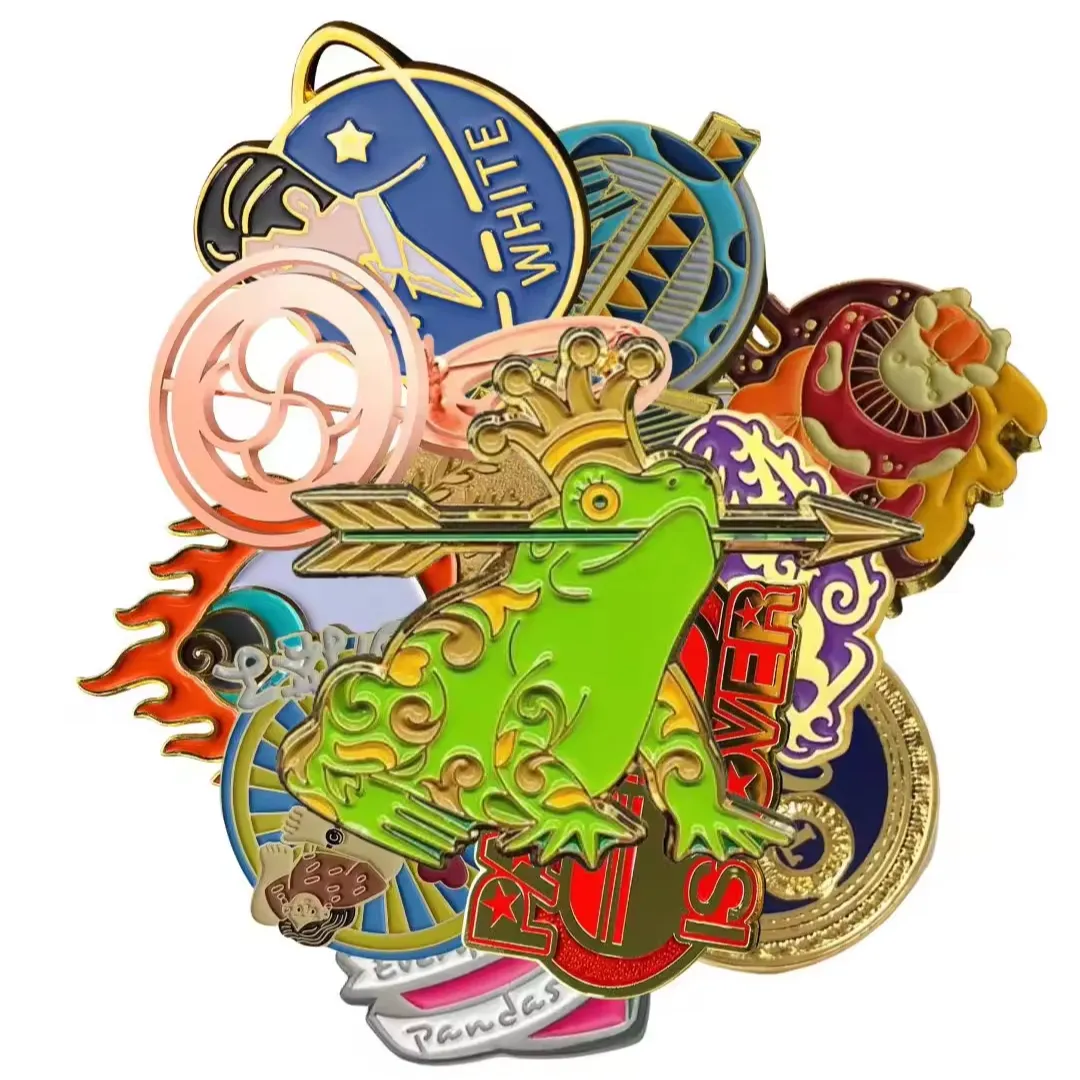 High-grade lacquered enamel badge customized special-shaped commemorative badge badge