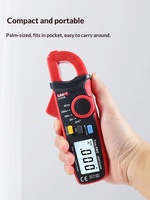 UT210A-E/211B/De MA Mini Multimeter Digital Clamp True RMS Presisi Tinggi Arus Rendah