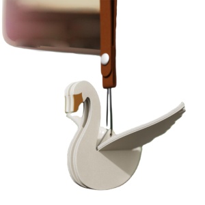 Phụ Kiện Xe Hơi trang trí cần cẩu giấy thiên nga treo gương mặt dây chuyền Tinh dầu khuếch tán mùi hương xe làm mát không khí - Product Image 1