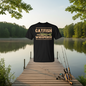T-shirt Catfish Whisperer pour les amateurs de pêche, hommes, femmes, enfants - Product Image 3