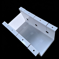 Plaque en polycarbonate de qualité électrique, couvercle isolant, pliage de précision, blindage de composants électroniques, boîtier usiné CNC