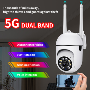 Cámara de Seguridad para Vigilancia del hogar, videocámara de Vigilancia de 1080P, 5G, Dual, IP, WiFi, tamaño <span class=keywords><strong>Mini</strong></span>, PTZ, domo, WIFI - Product Image 2