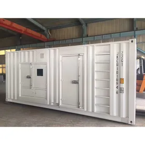 Royal Wadah Bukti Containerized Diam 800kw 1000kva Generator Gas Alam dengan CHP Disetujui Oleh ISO CE