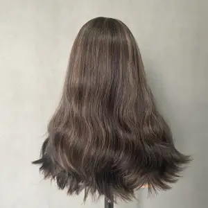 Cina fornitore europeo 100% capelli vergini cuticola umana una lunghezza Sheitel parrucche ebree Kosher