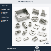Services de fraisage CNC sur mesure, pièces industrielles, fournisseur OEM, précision 0,005 mm, ISO 9001, fraisage d'aluminium 7075 pour usinage