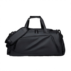 Sac de sport en nylon avec sangle réglable, grande capacité 30-40L, unisexe, couleur unie, fermeture éclair, style décontracté, sacs de sport pour hommes - Product Image 2