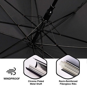 Wholesale Cheaper 23" Blank Black Advertising <b>Umbrella</b> Bike <b>Umbrella</b> Motorcycle - Product Image 5
