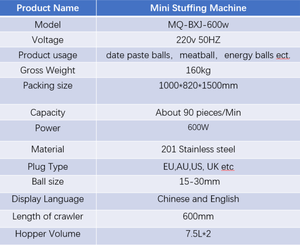 Machine automatique de fabrication de maamoul, machine à encrustage de maamoul fourrés aux dattes, équipement de <span class=keywords><strong>boulangerie</strong></span> commercial en acier inoxydable 201 - Product Image 5