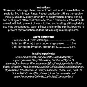 Champú clásico anticaspa ácido salicílico hidratante suavizante cuero cabelludo <span class=keywords><strong>dermatitis</strong></span> seborreica alivio picazón reparación del cuero cabelludo - Product Image 4