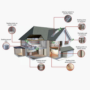 Scellant en <span class=keywords><strong>silicone</strong></span> acétique multi-usages pour verre, <span class=keywords><strong>blanc</strong></span>, résistant aux intempéries, pour baignoire, toilettes, cuisine - Product Image 3