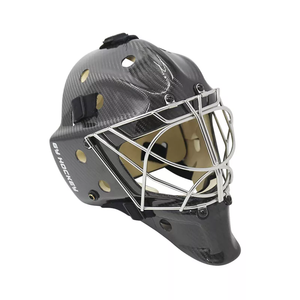 Casque de gardien de but de hockey sur glace YOUNGSON Gy taille XL, visière intégrale, style œil de chat, avec cage en acier inoxydable 304, doublure ABS EVA - Product Image 6